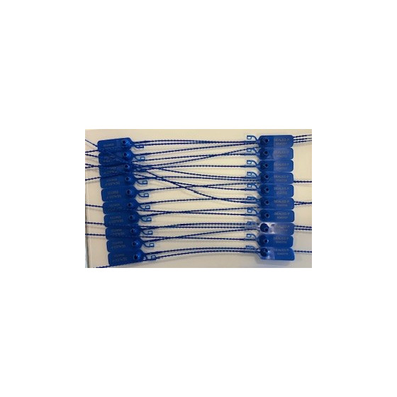 SCELLE PLASTIQUE ADJUSTSEAL/PAQUET DE 100 PIECES