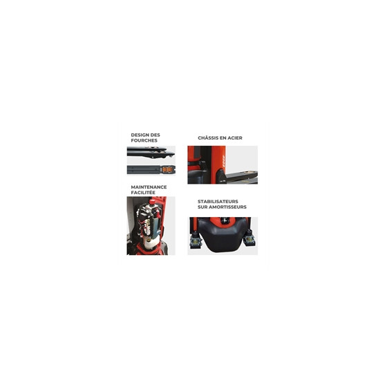 TRANSPALETTE ELECTRIQUE 2000KG PTE20N EDGE avec batterie Lithium-ion